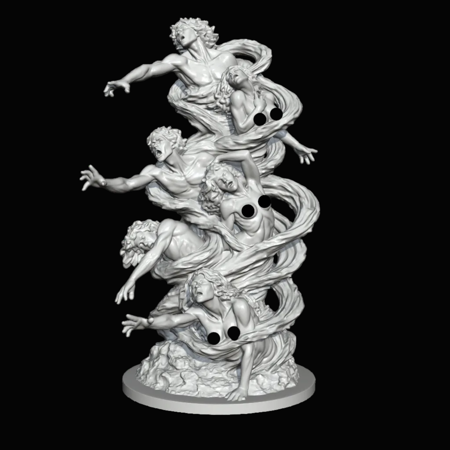 Lustful Souls – Miniatura de resina | Inferno: The Nine Circles
