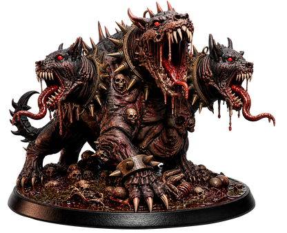 Cerberus – Miniatura de resina | Inferno: The Nine Circles