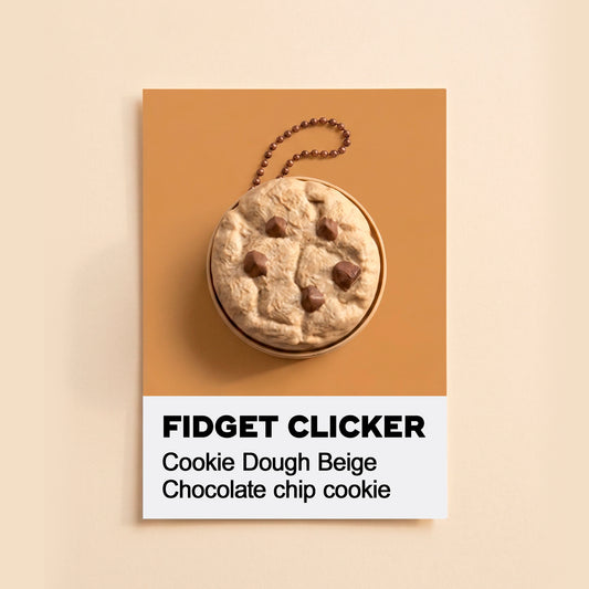 Cookie Key Chain Fidget Clicker