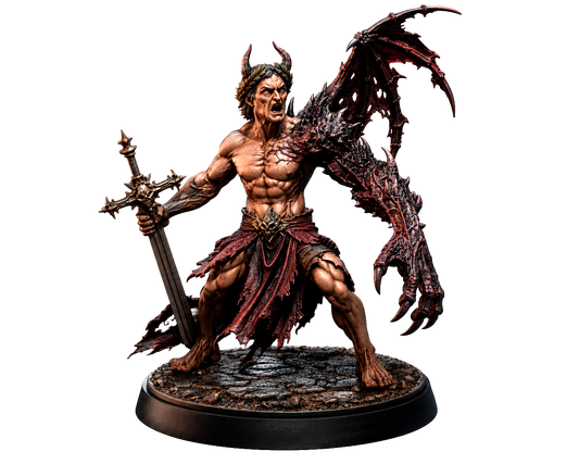 Dante Corrupted – Miniatura de resina | Inferno: The Nine Circles