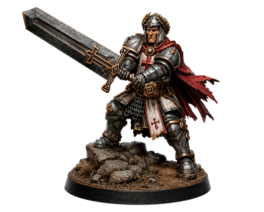 Dante the Knight – Miniatura de resina | Inferno: The Nine Circles