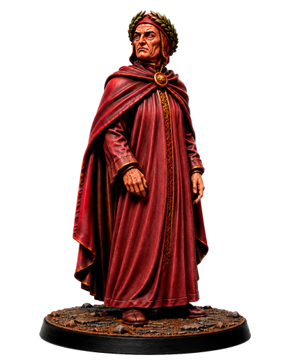 Dante the Poet – Miniatura de resina | Inferno: The Nine Circles