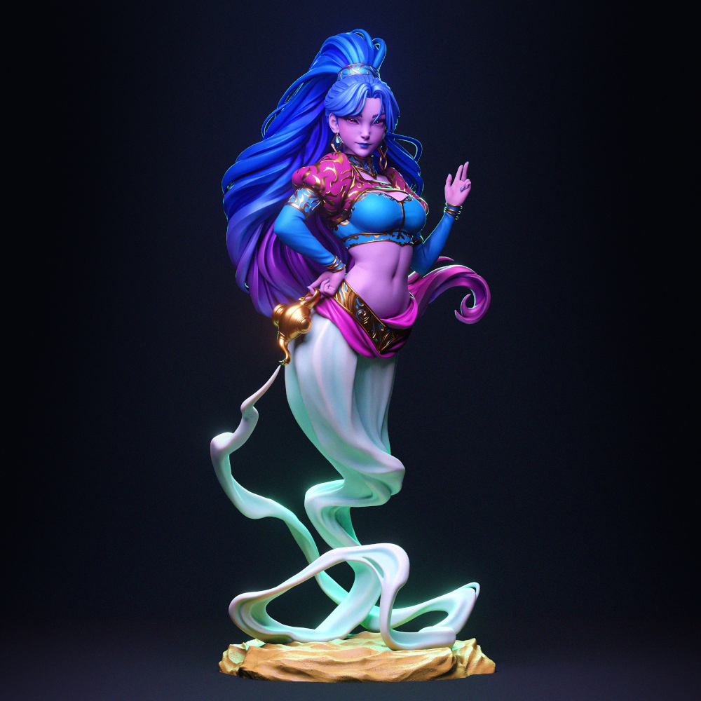 Djinn – Figura de resina 1:9 | Folclore oriental