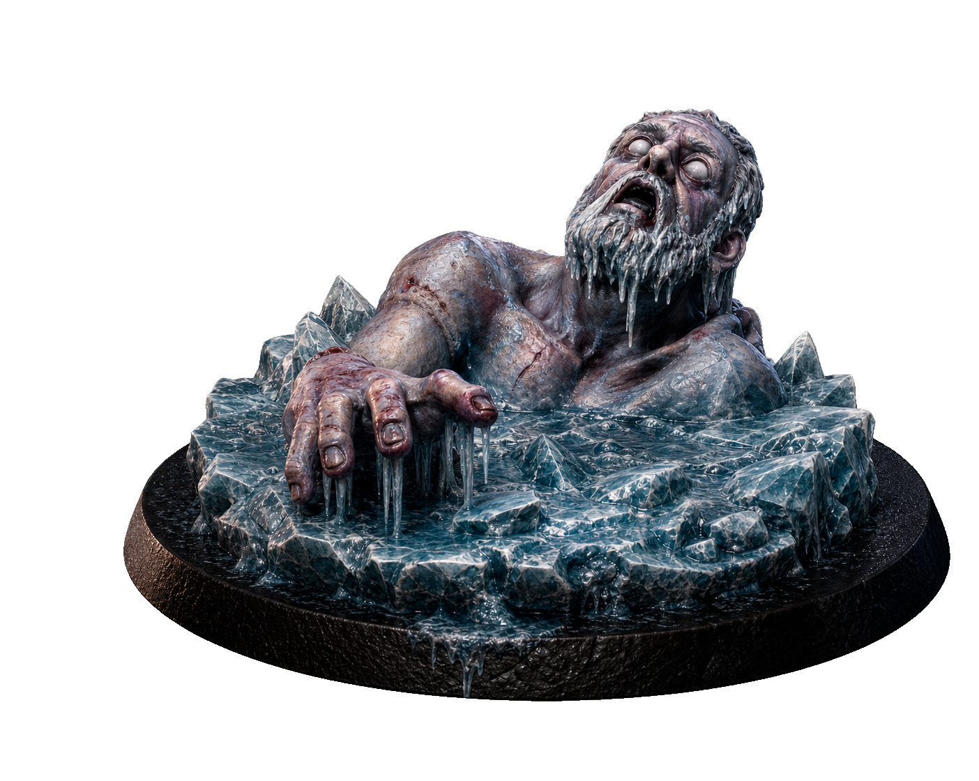 Frozen Traitor – Miniatura de resina | Inferno: The Nine Circles