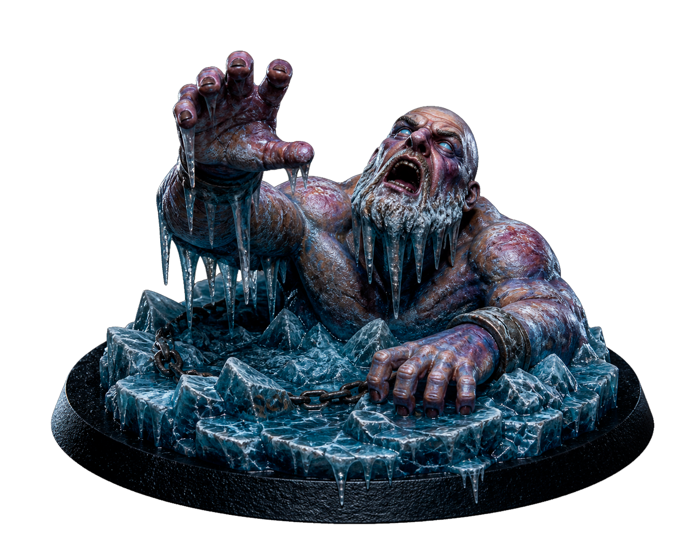 Frozen Traitor 2 – Miniatura de resina | Inferno: The Nine Circles
