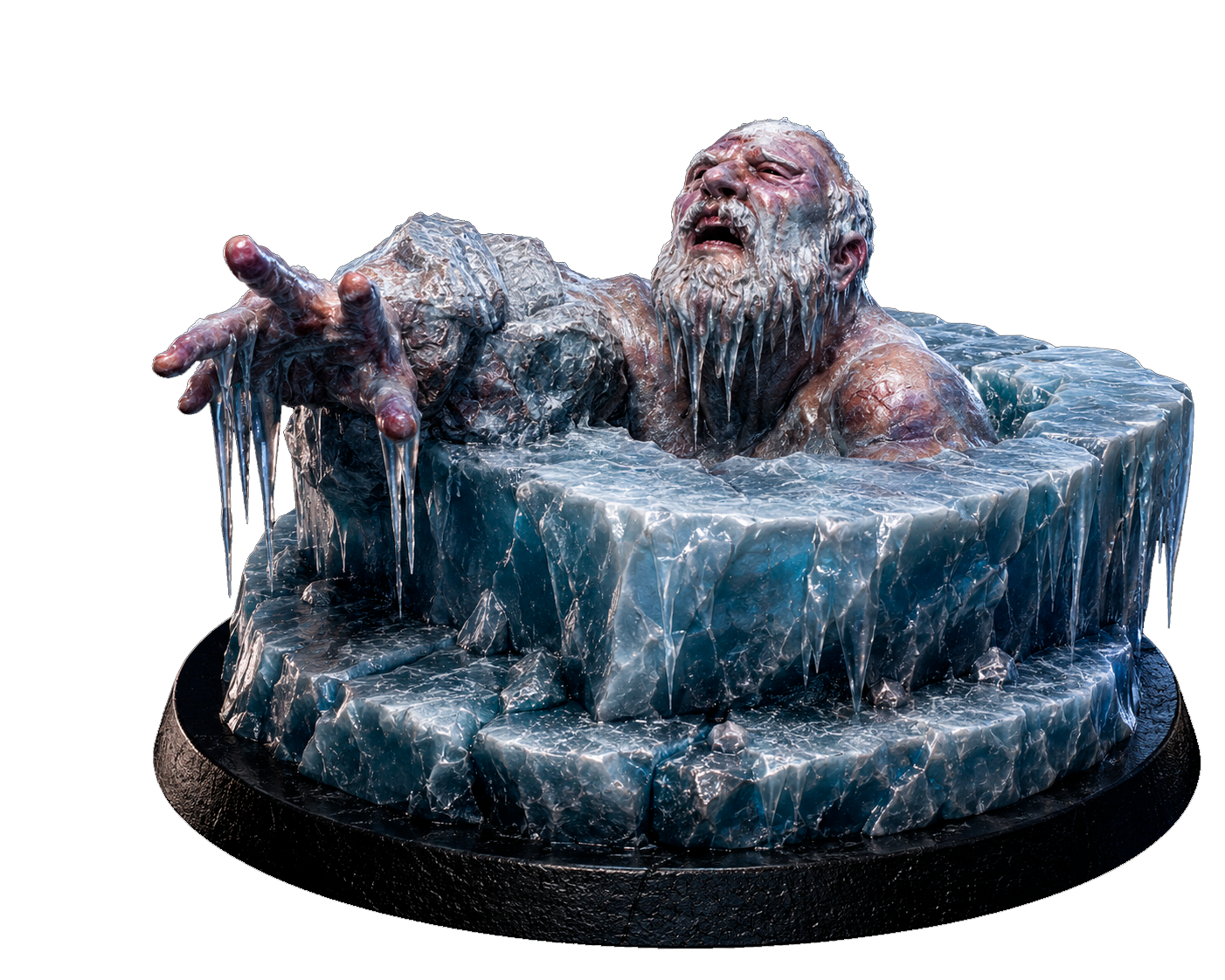 Frozen Traitor 3 – Miniatura de resina | Inferno: The Nine Circles
