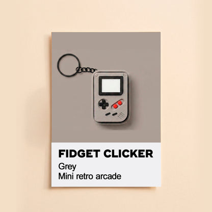 Game Console Key Chain Fidget Clicker