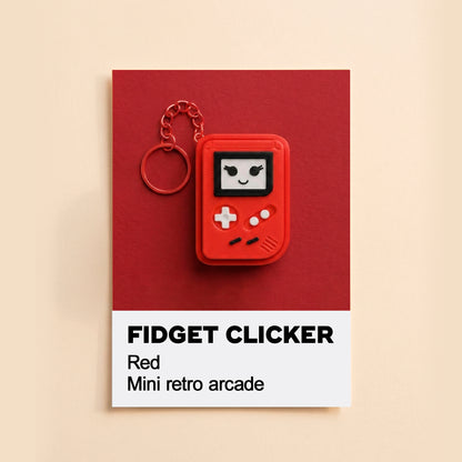 Game Console Key Chain Fidget Clicker