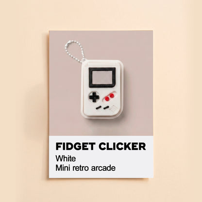 Game Console Key Chain Fidget Clicker