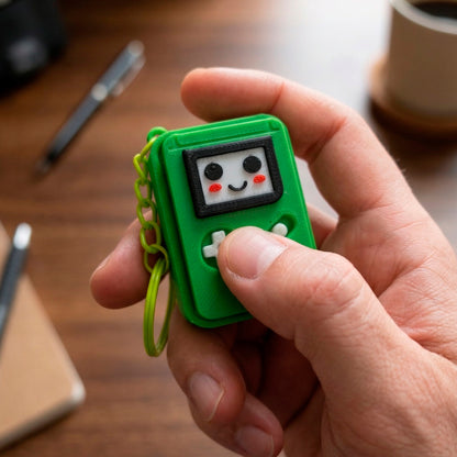Game Console Key Chain Fidget Clicker