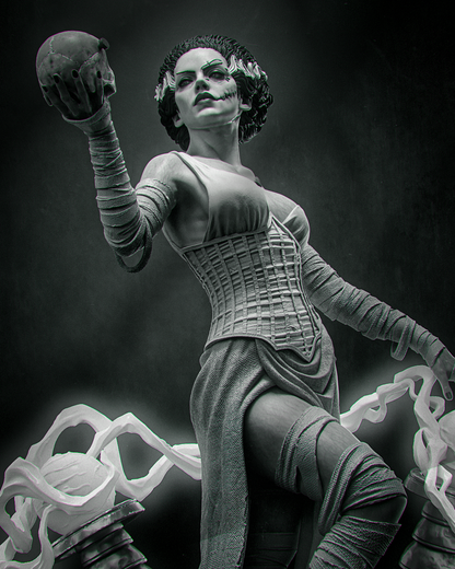Frankenstein Bride – Figura de resina 1:9 | Terror gótico