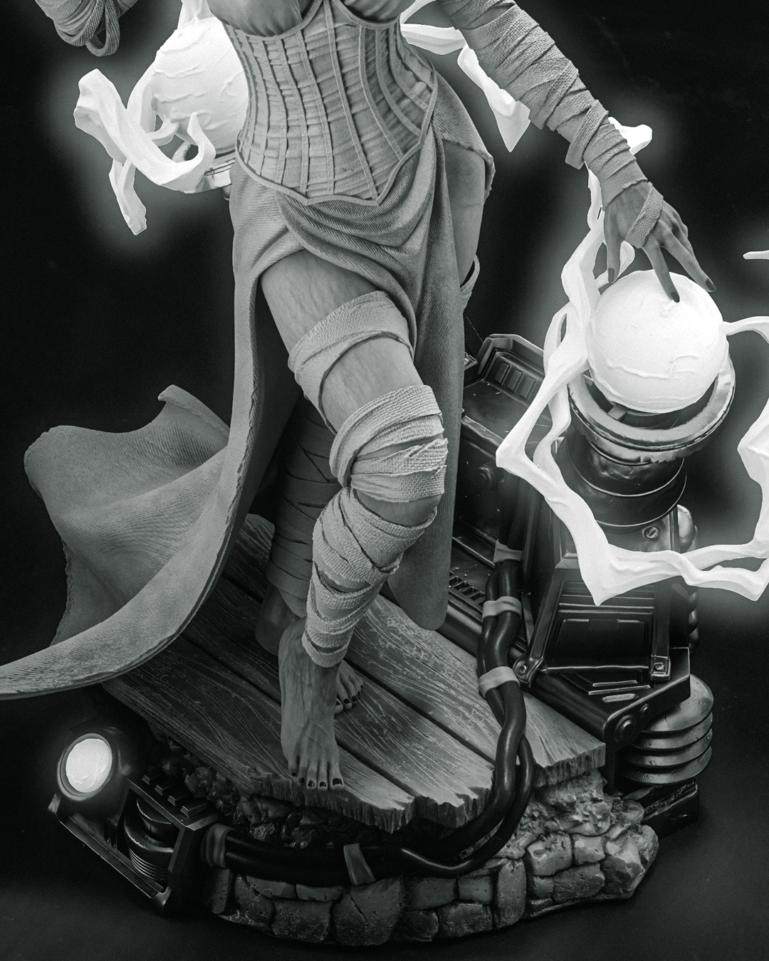 Frankenstein Bride – Figura de resina 1:9 | Terror gótico