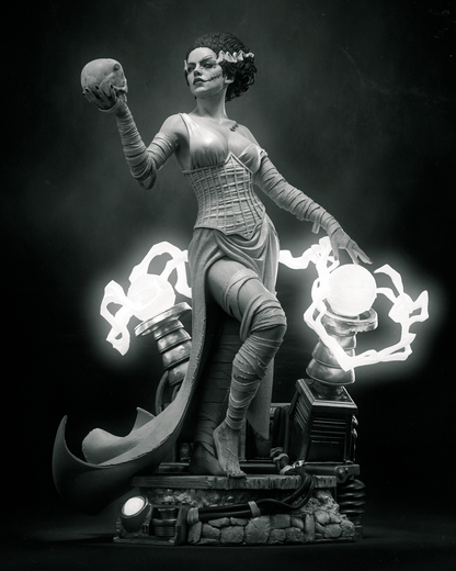 Frankenstein Bride – Figura de resina 1:9 | Terror gótico