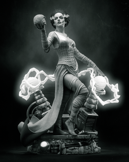 Frankenstein Bride – Figura de resina 1:9 | Terror gótico