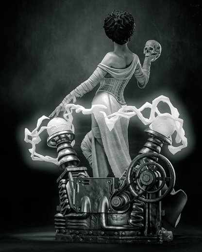 Frankenstein Bride – Figura de resina 1:9 | Terror gótico
