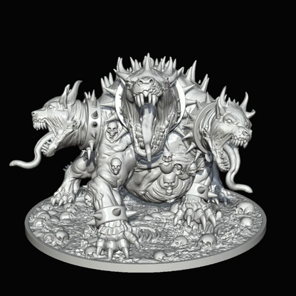 Cerberus – Miniatura de resina | Inferno: The Nine Circles