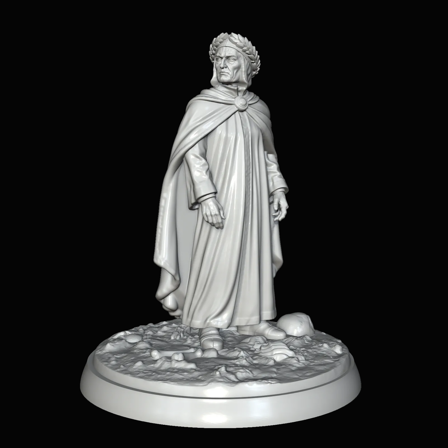 Dante the Poet – Miniatura de resina | Inferno: The Nine Circles
