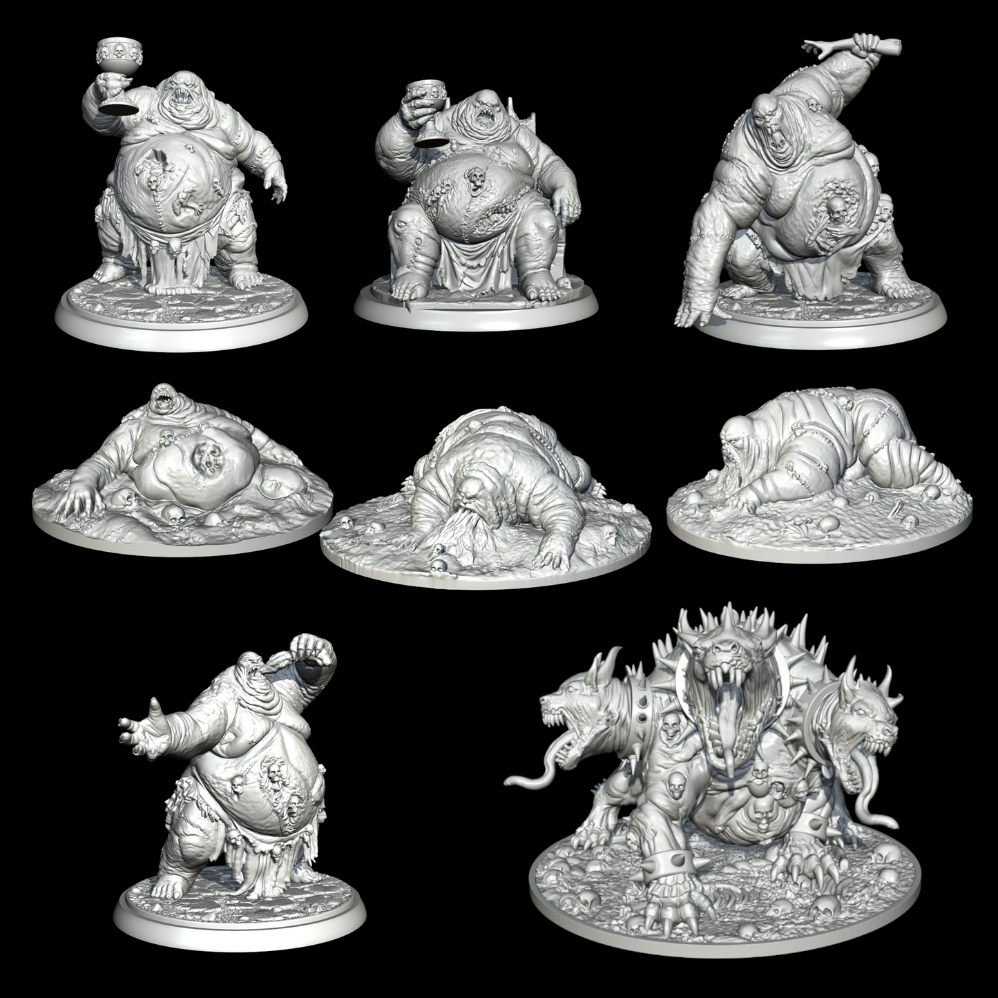 Circle III: Gluttony – Pack de miniaturas | Inferno