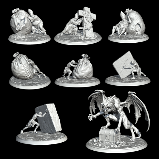 Circle IV: Greed – Pack de miniaturas | Inferno